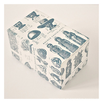 Caja de embalaje de regalo de papel cuadrado personalizado